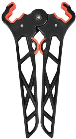 DONGKER Support d'arc de Tir a l'arc,Support d'arc a Poulies Pliable,Mâchoire d'emballage en Silicone pour la Chasse a l'arc,Tir de Chasse en Plein Air