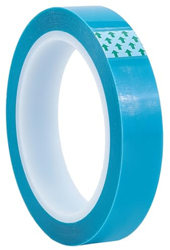 craspire Ruban Adhésif Bleu Slick Tape 0,79 po x 164,05 pi en Polyéthylène UHMW Transparent Ruban Adhésif Pet Coulissant Protection Glissante pour Tiroirs Réduction des Grincements Roulements Meubles