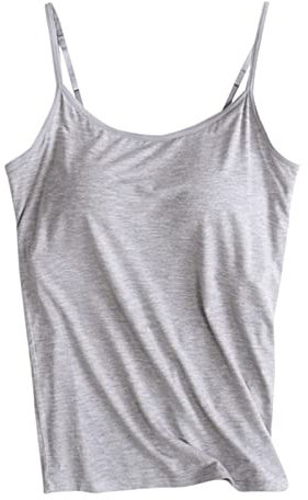 Femme Débardeur Avec Soutien Top Gorge Intégré Haut Chic Et Elegant Mode Anti-Transpiration Debardeur Noir Blanc En Dentelle Invisible Sous Vêtements Les Robes D'été Femmes Integre