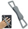 ZhaoCo Universal Antideslizante de Silicona Correa de Mano Dedo Agarre Soporte para 6-8 Kindle eReaders Fire Tableta - Kobo/Voyaga/Lenovo/Sony Kindle E-Book Tablet, Gris