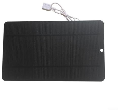 Petit chargeur de panneau solaire 7 W 5 V, panneau solaire USB portable, pour téléphone portable, ventilateur, lampe de poche et moniteur, pour camping et randonnée