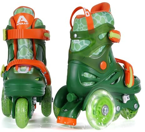 Apollo Kids My 1st Patins à roulettes réglables pour enfants, taille 26-30, pour filles et garçons, idéaux pour les débutants, patins à roulettes d'entraînement avec double frein