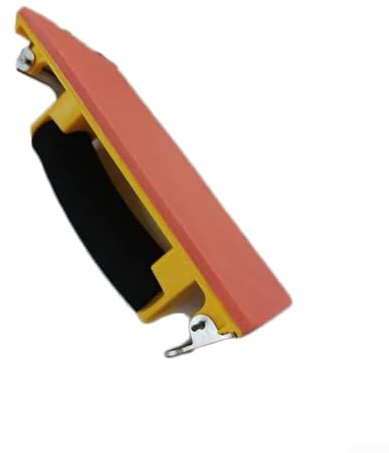Schleifpapierhalter, 180 x 85 x 30 mm, Handschleifblock für Trockenbau, Schleifwerkzeug, Holzpolierpad, ergonomisches Schleifen, bequemer Griff für Holzbearbeitung und Metall (C)