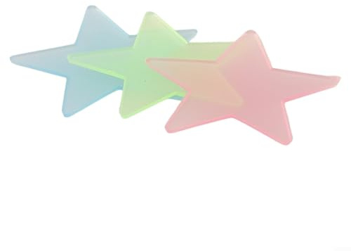 Glow in the Dark Stars Wall Stickers 100 Pieces Kids Room Night Light Decals for Bedroom Ceiling and Wall Decoration with Long Lasting Glow