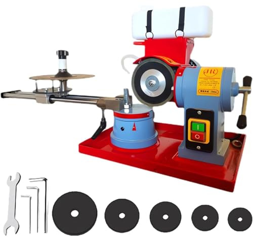 Circular Saw Blade Sharpener Machine, Electric Grinder for Carbide Tipped Blades, 370W Rotary Angle Mill for Efficient Sharpening