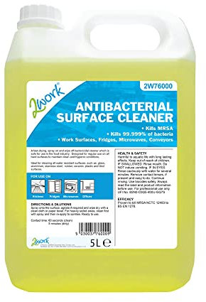 2Work Antibacterial Surface Cleaner 5 Litre Bottle 2W76000