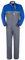 take time/lancelot Tuta da Lavoro Collo Coreana Grigio Blu Royal Gabardine 245 G/M A41207 (L)