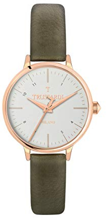 Trussardi Orologio Analogico Quarzo Donna con Cinturino in Pelle R2451126502
