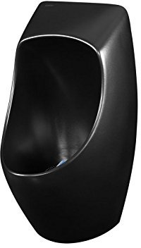 Urimat Ceramic Wasserloses Urinal aus Keramik - 6, Farbe:Schwarz (Matt)
