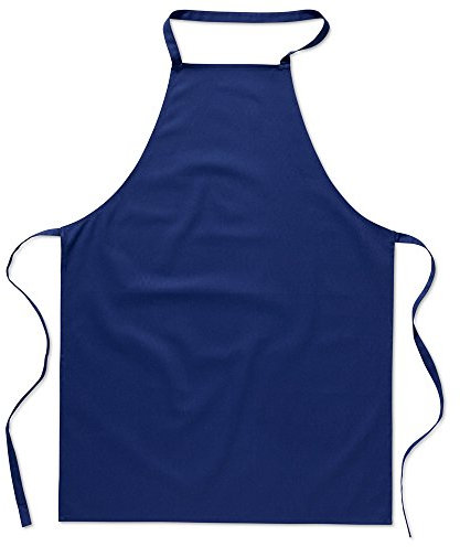 eBuyGB 1 Stück Catering Cooking Uni Chef's Unisex Küchenschürze Baumwolle Blau