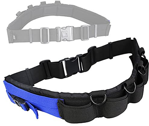 JJC GB-1 Fotografie Utility Gürtel, Gear Belt, Zubehörgürtel, Speed Belt, für das Tragen von Gear Taschen, Objektivtaschen, Blitz, Zubehör, Gürtelkomponenten, Ausrüstung, Modular Component