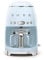 Smeg Machine à café esthétique style rétro années 50, 10 tasses, bleu pastel