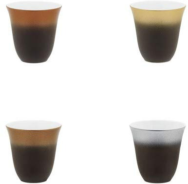 DEGRENNE Coffret 4 Tasses à Moka Illusions