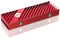 EZDIY-FAB M.2 SSD heatsink 2280, Double-Sided Heat Sink, High Performance SSD Radiator for PC / PS5 for PCIE NVME M.2 SSD or SATA M.2 SSD- Red