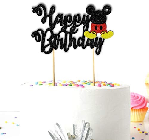 Seyal® Micky mouse Mid Happy Birthday Cake Topper