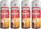 HitlineUK 4 x Clear Varnish Gloss 250ML - Acrylic Clear Wood Varnish Gloss Finish Spray Wood Color Paint All Purpose