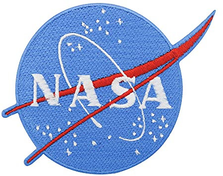 Finally Home Original NASA Logo Patch zum Aufbügeln | Astronaut Patches, Weltall Bügelbild, Planeten Flicken, Weltraum Aufnäher