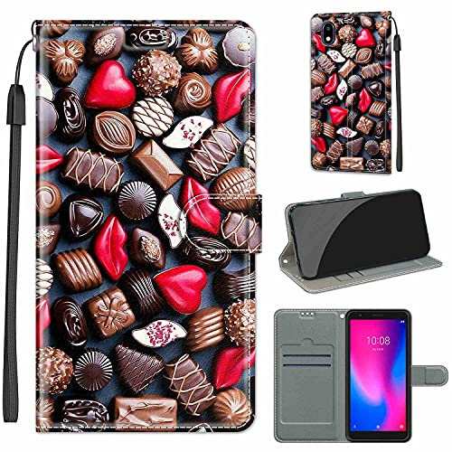 TOMYOU für ZTE Blade A3 2020 Hülle Handy Stoßfestes Flip-Holster Premium Leder PU Handyhülle Case Schutzhülle mit Kartenfächer, für ZTE Blade A3 2020