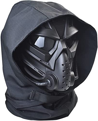 Halloween Airsoft Totenkopf Vollgesichtsmaske, für Taktik Helm Airsoft Paintball Cosplay Kostüm Party CS Spiel