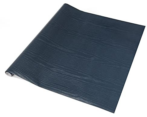 Create Your World dc fix Sticky Back Plastic (self adhesive vinyl film) Woodgrain Midnight Navy Wood 67.5cm x 2m 346-8196