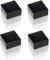 BIOSA Wasserdichte Solar Säulenleuchte Pfostenkappen Hell Home Solar Zpfosten Landschaft L for Led-z,hölzerne Pfosten, Innenhöfe, Pavillons, Patio, Z Beleuchtung, 5 X 5cm