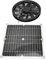 Solar-Abluftventilator, Solarpanel-Ventilator, wasserdicht, 25,4 cm, 100 W, Silikon und Kunststoff für Gewächshaus-Schuppen für Haustiere