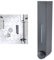 Shower Dispenser, Wandmontage Flüssigseifenspender, Seifen-Dosierer, 420 ml Duschgelspender Badezimmer Duschgel Waschmittel Shampoo Flasche Kunststoff für Küche Hotel Zuhause(Grau)