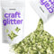 Hemway Craft Glitter - Olive Green | 100g Multi Size Metallic Sequin Flakes for Resin & Epoxy Crafts | Supplies for Tumblers, Cards, Jewellery, Candle, Hair, Face, Body & Nail Art