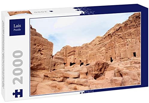 Lais Puzzle Die antike Stadt Petra in Jordanien wurde zu einem der 7 neuen Weltwunder erklärt. Die in den rosaroten Sandstein gehauenen Felsenfassaden, Gräber und Tempel der Stadt 2000 Teile