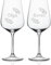 Wanapix | Pack 2 Verres à Vin Personnalisés | Verre à Vin en cristal gravés | Pack de Verres à Vin en cristal Bohème personnalisables par gravure | Name