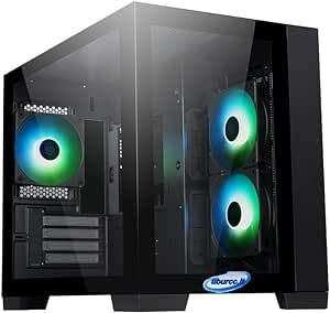 Tiburcc Computer Gaming PC Ryzen 5 7600 - RX 7800XT 16GB - M.2 1TB nvme GEN4 - Ram 32GB DDR5