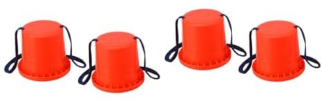 Kisangel 3 Stück Paar Springende Füße Stelzen Kidcraft-spielset Sprungschuhe Spielzeuge Outdoor-spielset Laufendes Stepper-spielzeug Rot Trainingsgeräte Balance Kind