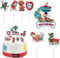 Tortendekoration Cake Topper Set,7 Stück Tortendeko,Happy Birthday Tortenaufsatz,Muffin Deko,Cupcake Topper Deko,Kindergeburtstag Party Geburtstag Deko Tortendeko Geburtstag Mädchen Junge