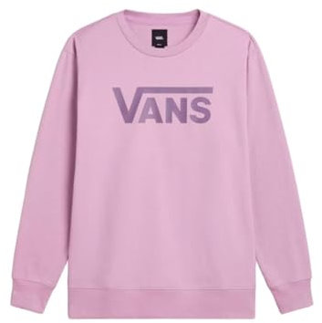 Vans Drop V Logo BFF Crew-b Sudadera, Morado (, S para Mujer