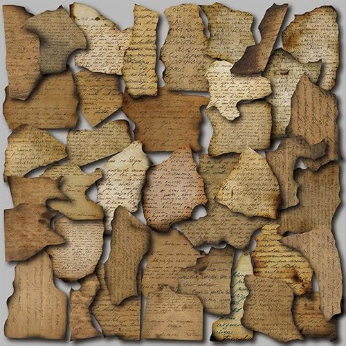 Scrapbook Vintage Style gemustertes dekoratives Papier Journaling Supplies für die Herstellung von Junk Magazine dekorative Karten Album Hintergründe Stempel (T20-40 Stück, 9.2X12CM)