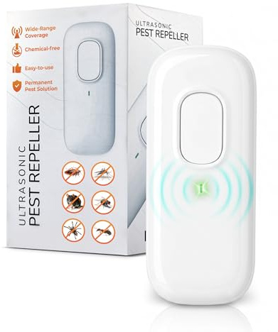 Pest Defence Ultrasonic Pest Repeller, Bye Critter Ultrasonic Pest Repeller Plug-in Mouse Repellent for Home – Repels Mice, Spiders, Rodents, Cockroaches, and Ants – Eco-Friendly, Chemical-Free