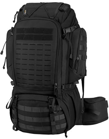 Mardingtop 50L MOLLE Rucksack Taktischer Trekkingrucksack für Herren, Großer Backpacker Rucksack für Wandern, Outdoor, Camping
