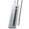 PULWTOP 9-in-1 USB 3.2 Data Hub, Power Adapter NOT Included, Powered USB C Hub with 3 x USB-C 10Gbps, 4 x USB-A 5Gbps and 2 x 24/45W USB-C PD Charging Ports USB Hub for MacBook Laptops Tablets