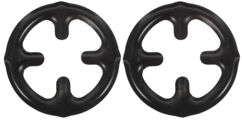 Ciieeo Support Pour Cafetière Italienne Et Cuisinière à Gaz Rond 13 Cm En Fer Robuste Antidérapant Pour Maison Restaurant Lot De 2 Pièces