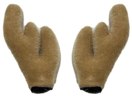 Motorradhelm Geweih, Weihnachts-Hirschhörner-Dekoration | Plüsch-Geweih-Dekoration Für Skihelme, Schutzhelme, Niedliches Zubehör Für Snowboarden, Skifahren, Pendeln Und Weihnachten Radfahren, Pendeln