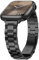 Anlinser Metallarmband Kompatibel mit Apple Watch Armband 42mm 41mm 40mm 38mm, Schmales Edelstahlarmband für iWatch Serie 10 9 8 7 6 5 4 3 2 1 SE (Schwarz)