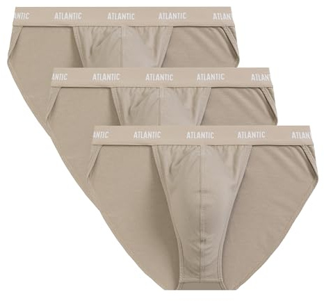 ATLANTIC UNDERWEAR Herren 3bmp-1582 Slip (3er Pack)