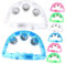 Gatuida 8Pièces Tambourins Lumineux Jouets à Secouer Colorés Accessoires Éclairants pour Fêtes et Événements