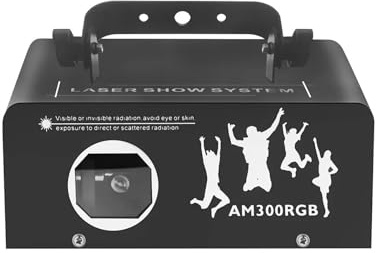 300 MW RGB DJ Disco Animation Strahl Scanner DMX Bühne Licht Projektor Bar Club Party Tanz Hochzeit Geburtstag Weihnachten Lampe