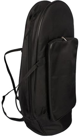 QUXVUIS Euphonium Gigbag, geräumiger Stauraum mit schützender Polsterung, aus strapazierfähigem Oxford Stoff, maßgeschneidert für Blasinstrumentenkoffer, gepolsterte