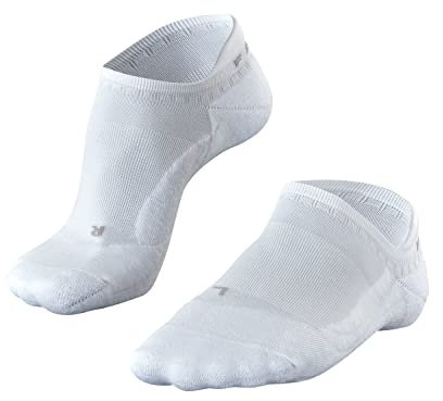 FALKE Damen Golfsocken GO2 Invisible W In Baumwolle Funktionsmaterial antiblasen 1 Paar, Weiß White 2000, 41-42