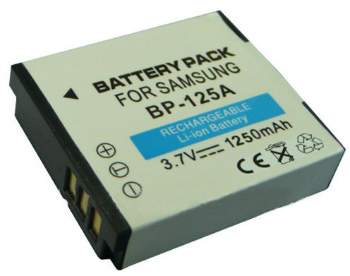 Digital Replacement Camera and Camcorder Battery for Samsung IA-BH125C, HMX-R10