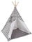 Bandits & Angels Tipi Spielzelt Indian Grey für Jungen und Mädchen ab 3 Jahren – Graues Zelt für drinnen und draußen – Tipi-Zelt – 100% Baumwolle – Spielzelt für Kinder