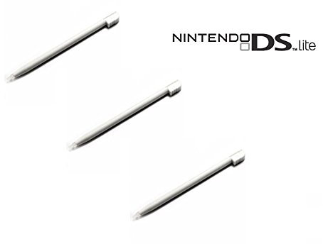 Pack de 3 stylets pour Nintendo DS lite (NDSL DSL) - Blanc