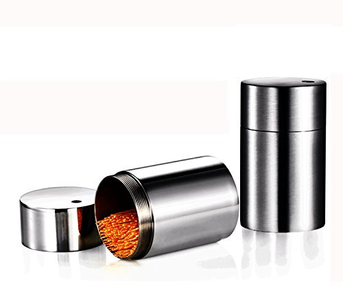 Kilimazart Dispensador de Palillos de Dientes de Acero Inoxidable